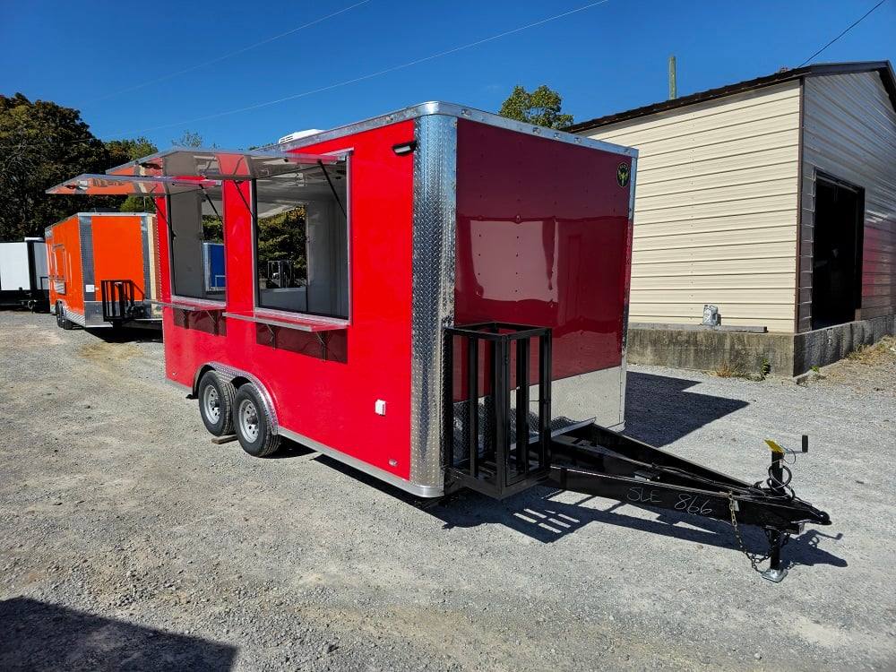 8.5' X 16' Red Kettle Corn Food Event Catering