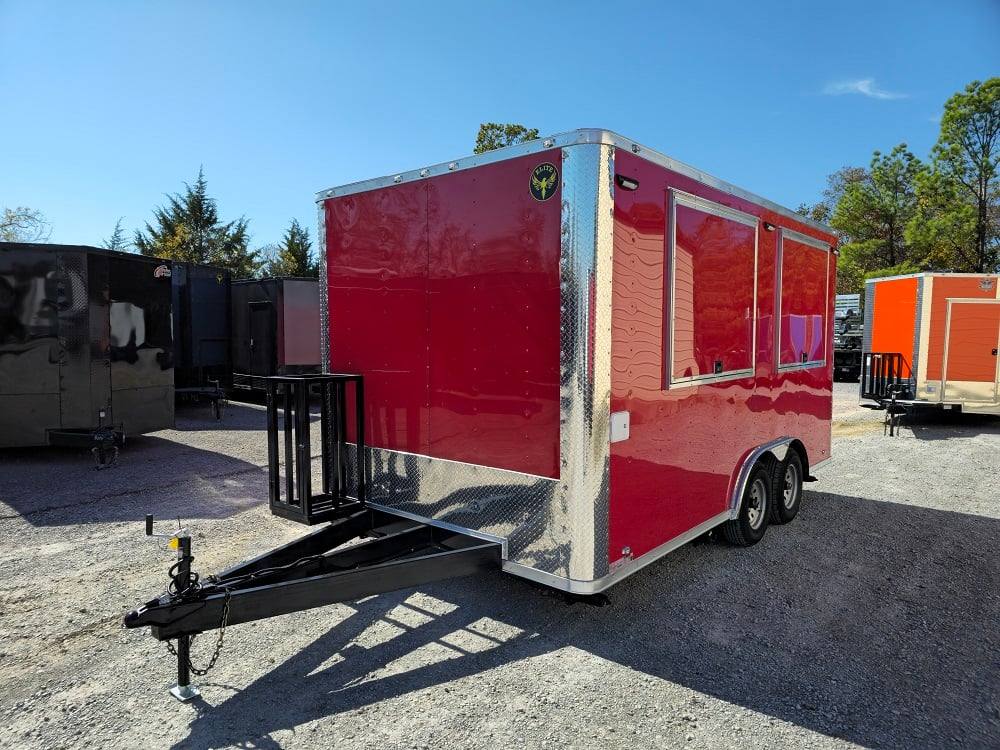 8.5' X 16' Red Kettle Corn Food Event Catering