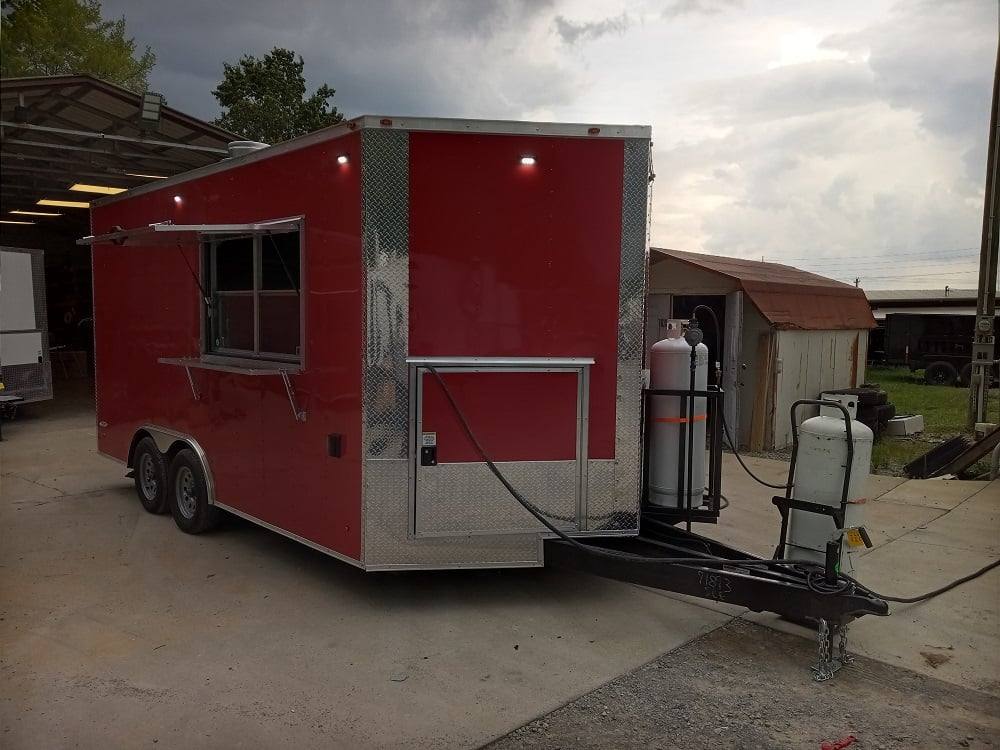169-8.5-x-16-victory-red-concession-trailer-with-appliances-11.jpg 8.5' x 16' Victory Red Concession Trailer with Appliances