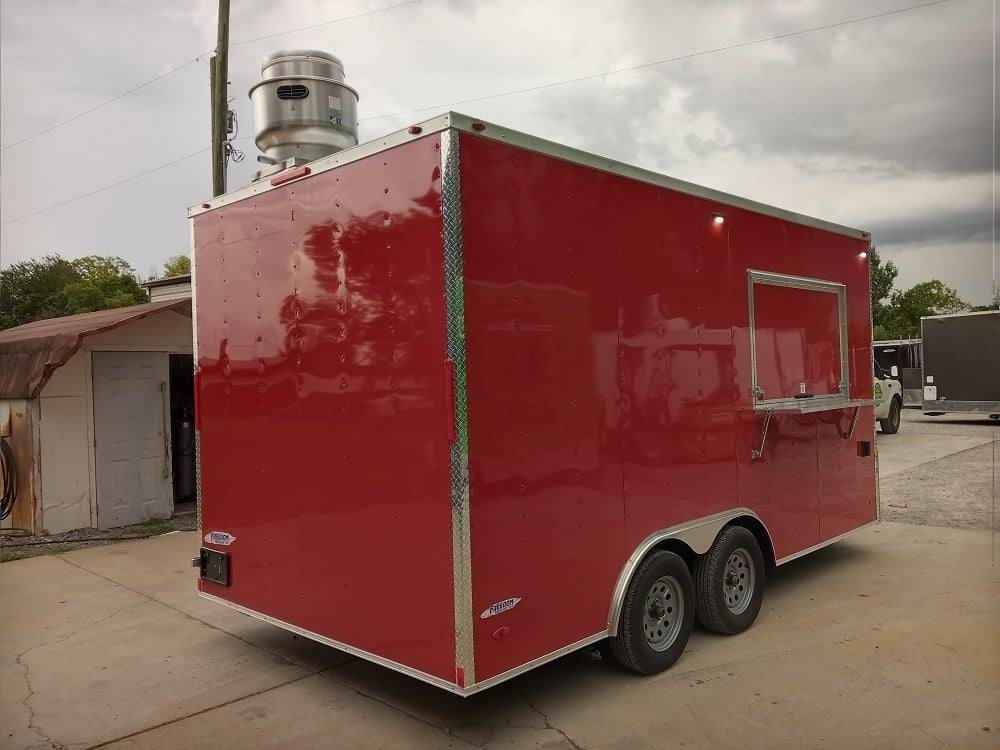 169-8.5-x-16-victory-red-concession-trailer-with-appliances-7.jpg 8.5' x 16' Victory Red Concession Trailer with Appliances