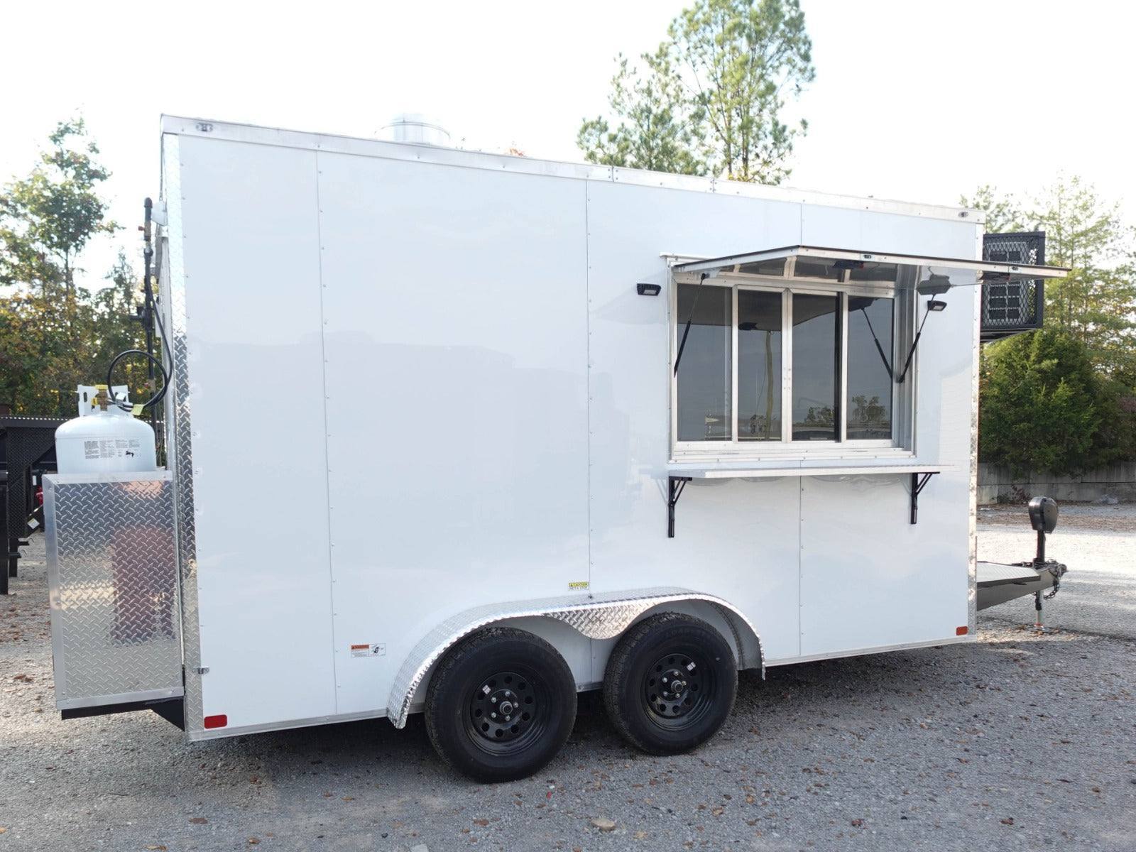 17-7-x-14-white-concession-trailer-food-event-catering-20.jpg 7' X 14' White Concession Trailer Food Event Catering