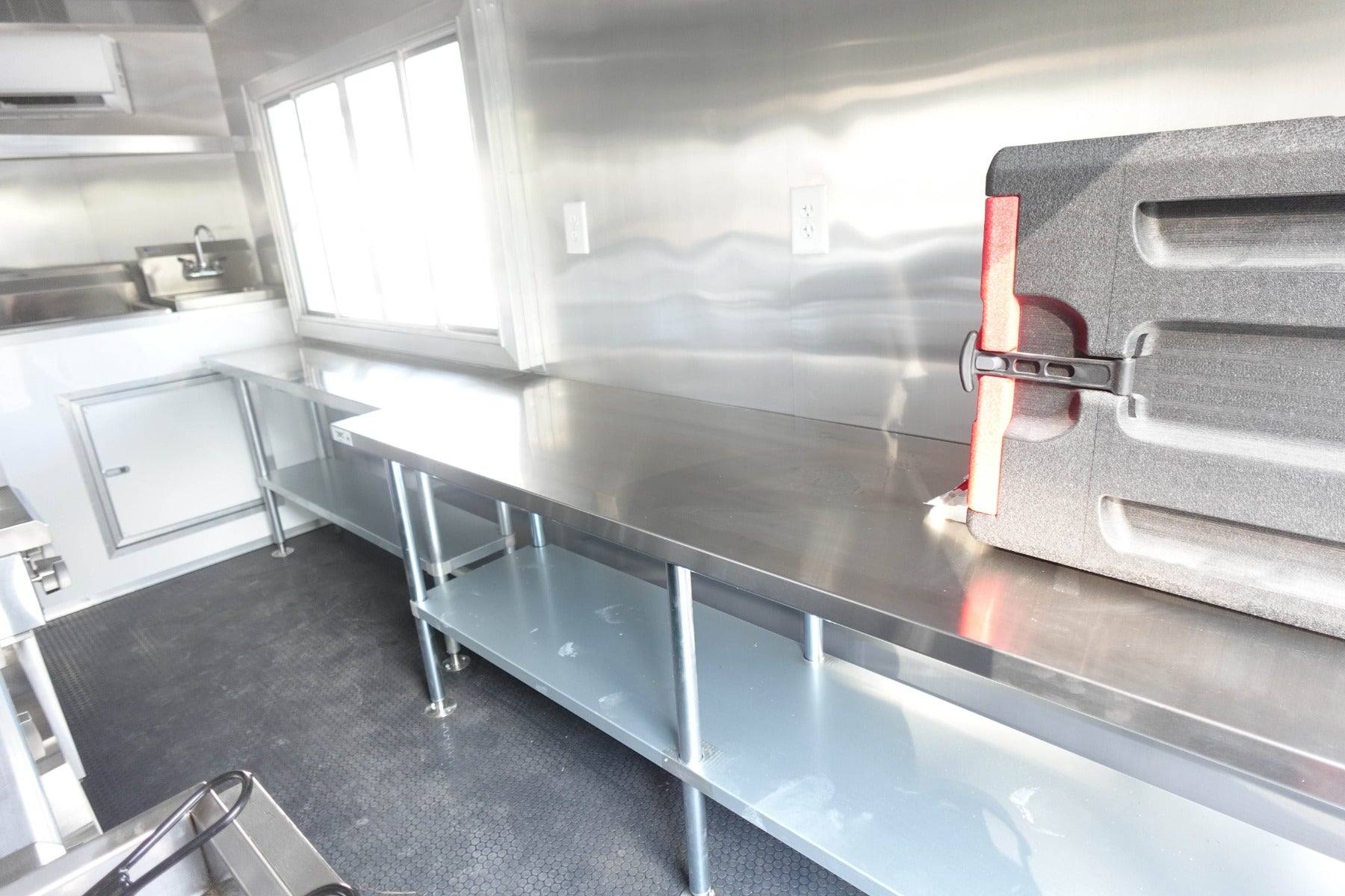 17-7-x-14-white-concession-trailer-food-event-catering-7.jpg 7' X 14' White Concession Trailer Food Event Catering
