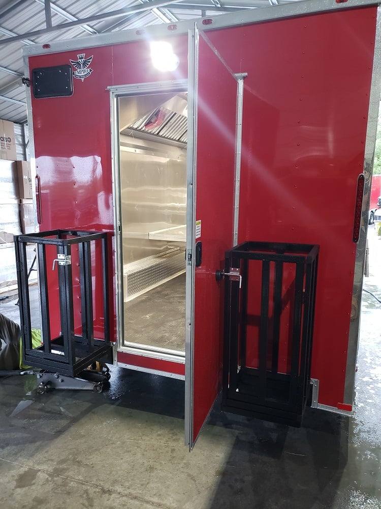 171-8.5-x-16-victory-red-vending-concession-food-trailer-with-appliances-2.jpg 8.5' x 16' Victory Red Vending Concession Food Trailer With Appliances