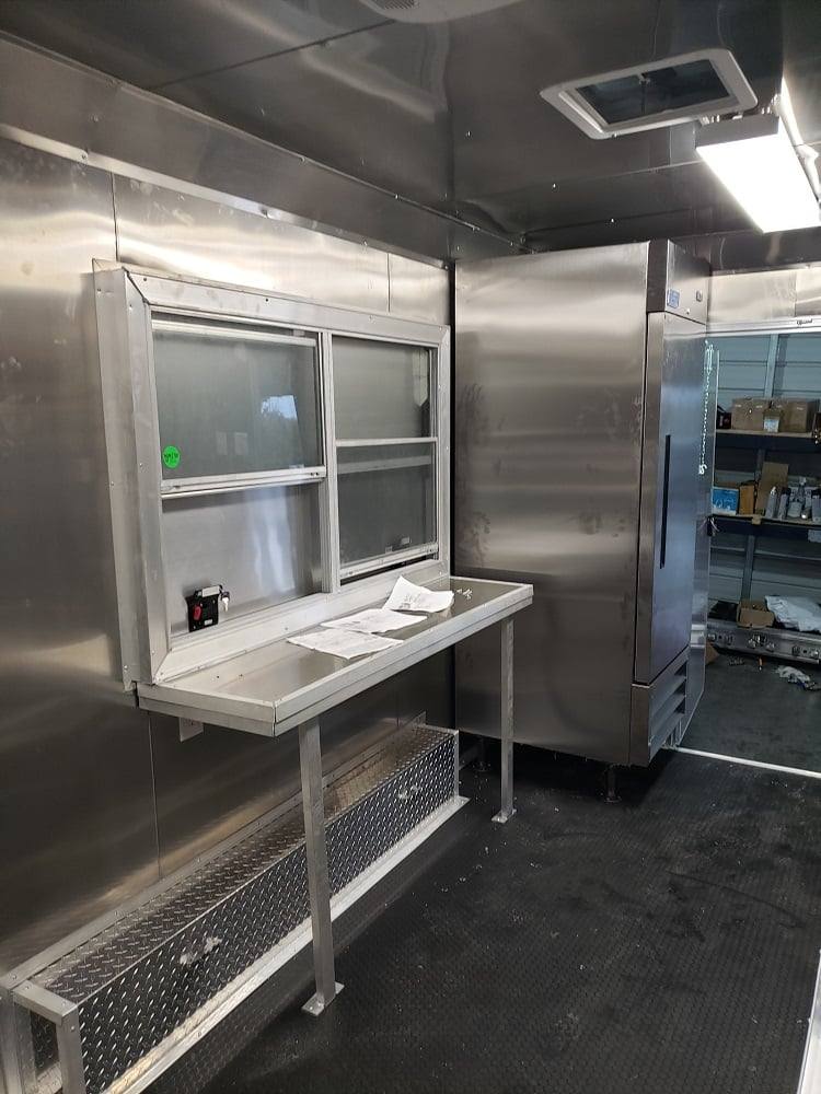 171-8.5-x-16-victory-red-vending-concession-food-trailer-with-appliances-3.jpg 8.5' x 16' Victory Red Vending Concession Food Trailer With Appliances