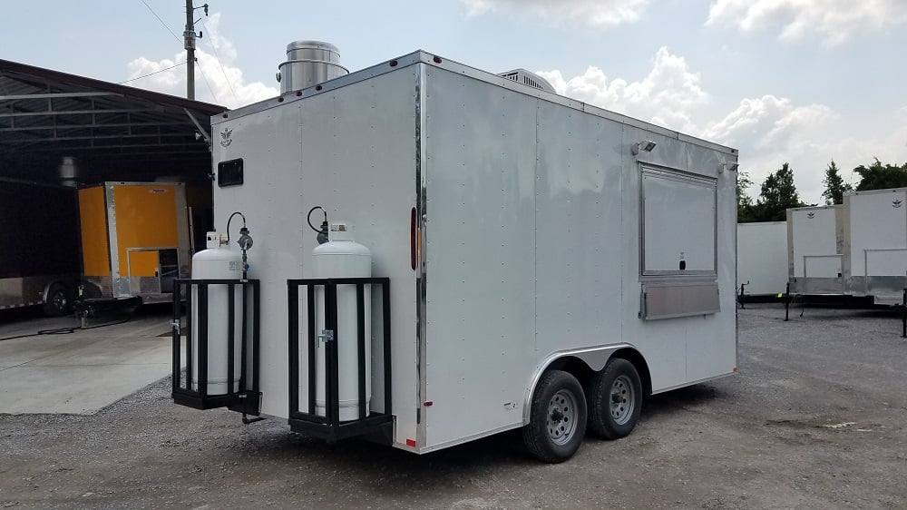 173-8.5-x-16-white-catering-event-concession-food-trailer-with-appliances-18.jpg 8.5' x 16' White Catering Event Concession Food Trailer With Appliances