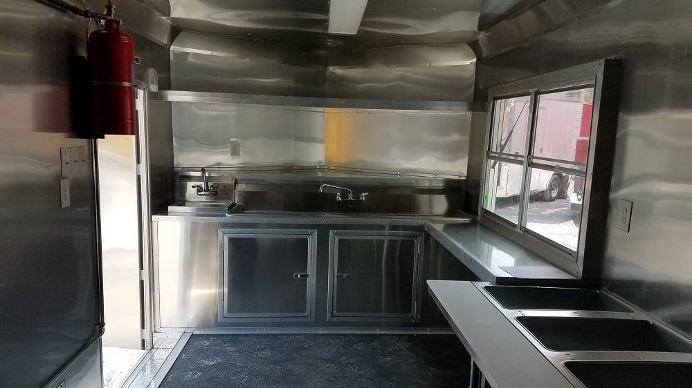 173-8.5-x-16-white-catering-event-concession-food-trailer-with-appliances-27.jpg 8.5' x 16' White Catering Event Concession Food Trailer With Appliances