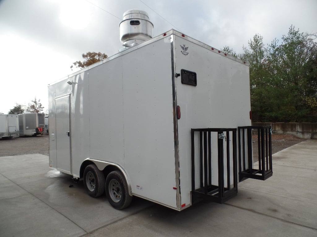 174-8.5-x-16-white-concession-food-event-trailer-4.jpg 8.5' x 16' White Concession Food Event Trailer