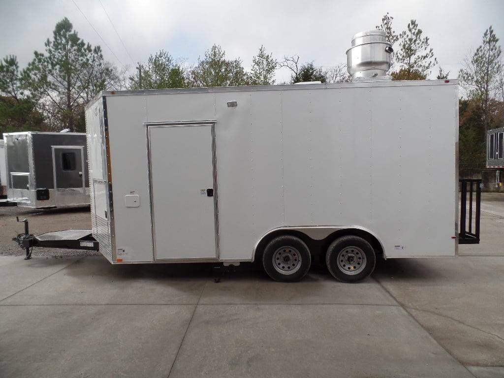 174-8.5-x-16-white-concession-food-event-trailer-7.jpg 8.5' x 16' White Concession Food Event Trailer