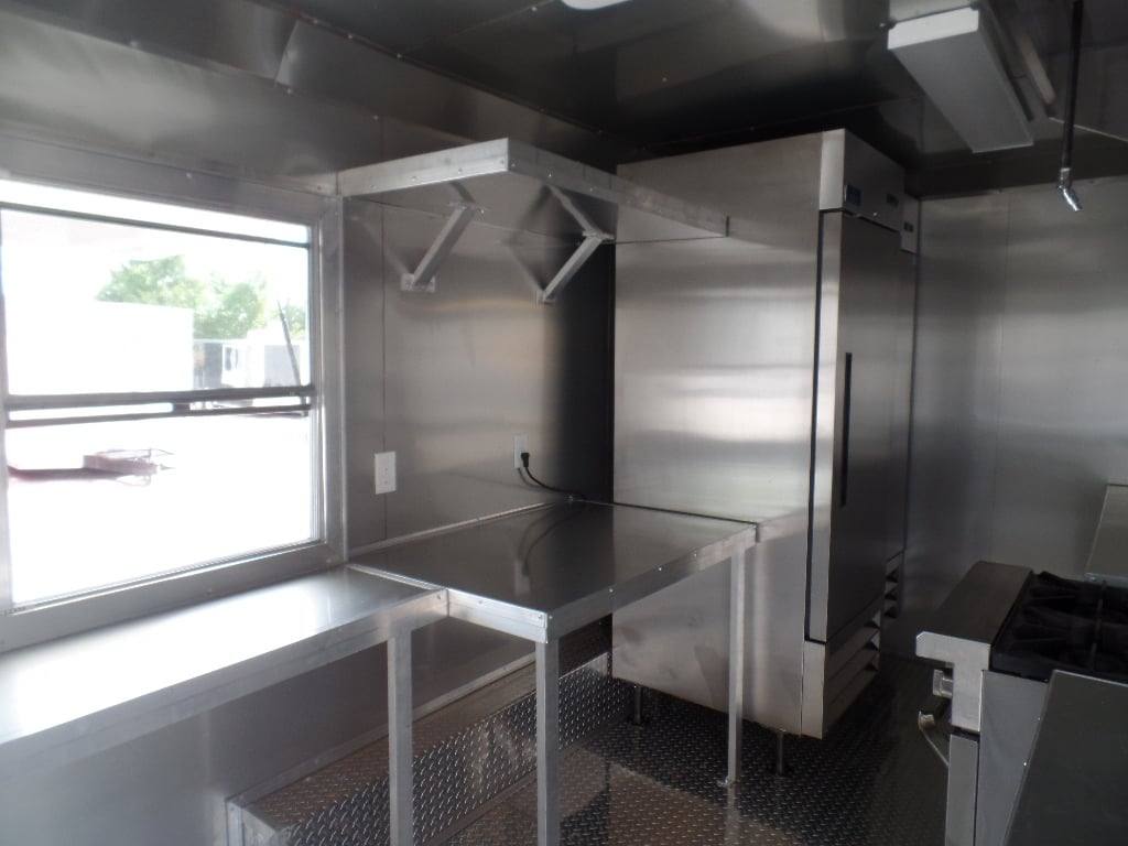 176-8.5-x-16-white-concession-food-event-trailer-with-appliances-21.jpg 8.5' x 16' White Concession Food Event Trailer With Appliances