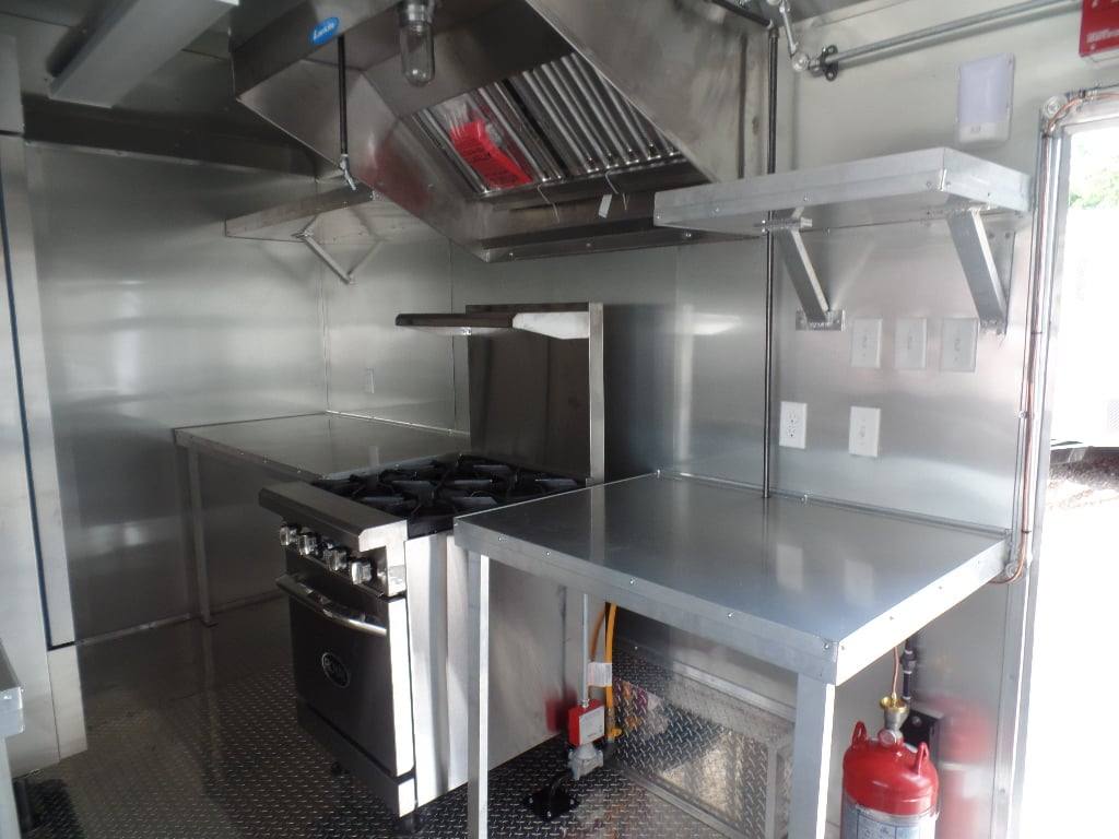 176-8.5-x-16-white-concession-food-event-trailer-with-appliances-25.jpg 8.5' x 16' White Concession Food Event Trailer With Appliances