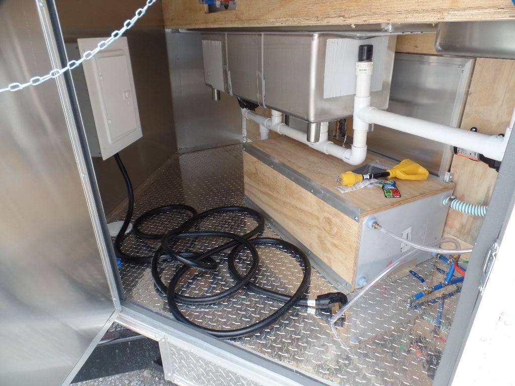 176-8.5-x-16-white-concession-food-event-trailer-with-appliances-26.jpg 8.5' x 16' White Concession Food Event Trailer With Appliances
