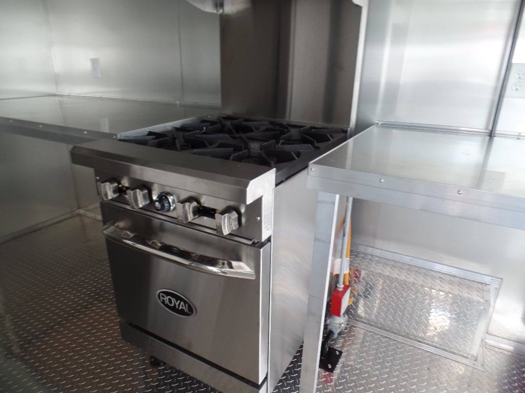 176-8.5-x-16-white-concession-food-event-trailer-with-appliances-3.jpg 8.5' x 16' White Concession Food Event Trailer With Appliances