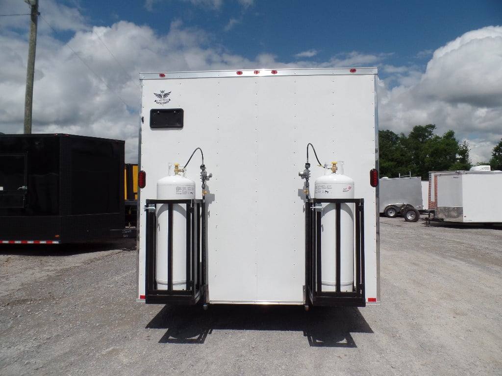 176-8.5-x-16-white-concession-food-event-trailer-with-appliances-4.jpg 8.5' x 16' White Concession Food Event Trailer With Appliances