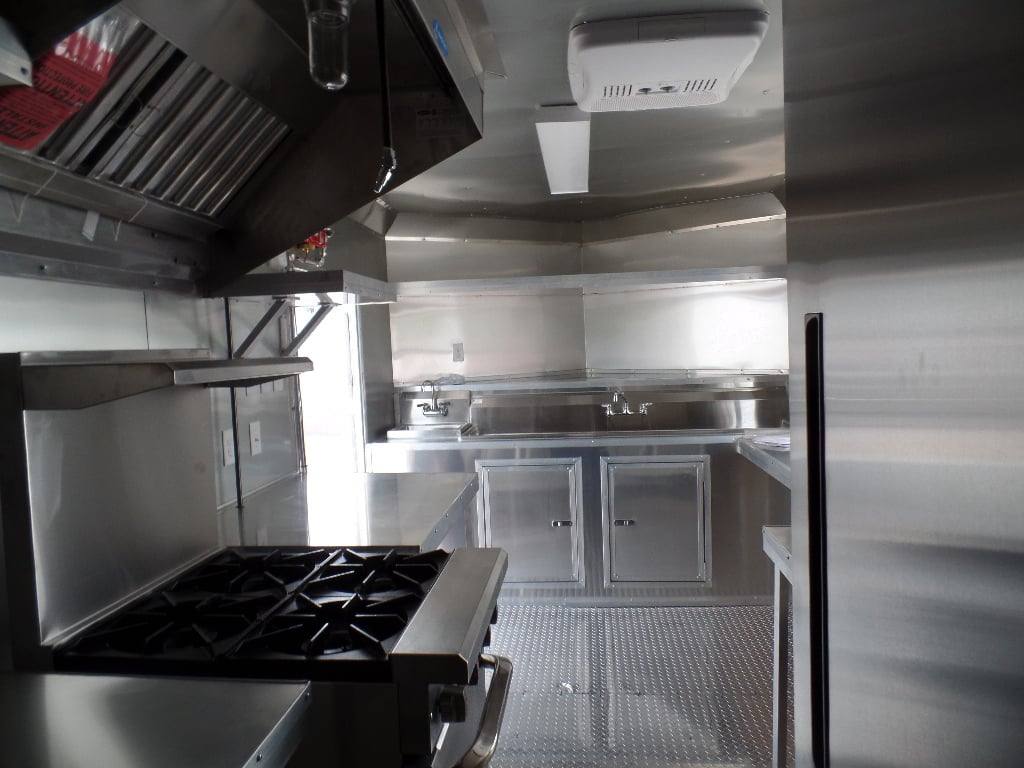 176-8.5-x-16-white-concession-food-event-trailer-with-appliances-8.jpg 8.5' x 16' White Concession Food Event Trailer With Appliances