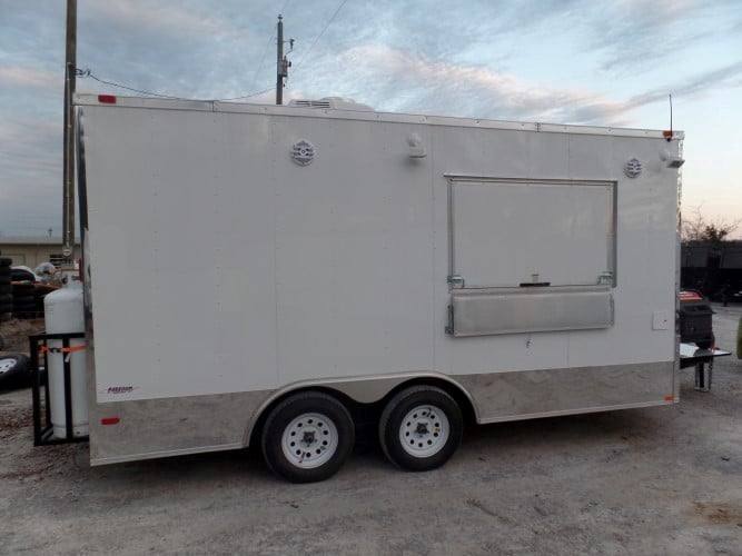 179-8.5-x-16-white-concession-food-trailer-with-appliances-19.jpg 8.5' x 16' White Concession Food Trailer With Appliances