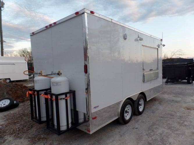 179-8.5-x-16-white-concession-food-trailer-with-appliances-4.jpg 8.5' x 16' White Concession Food Trailer With Appliances