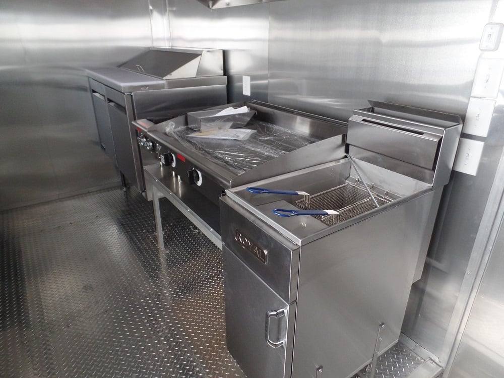180-8.5-x-16-white-concession-food-trailer-with-appliances-14.jpg 8.5' x 16' White Concession Food Trailer With Appliances