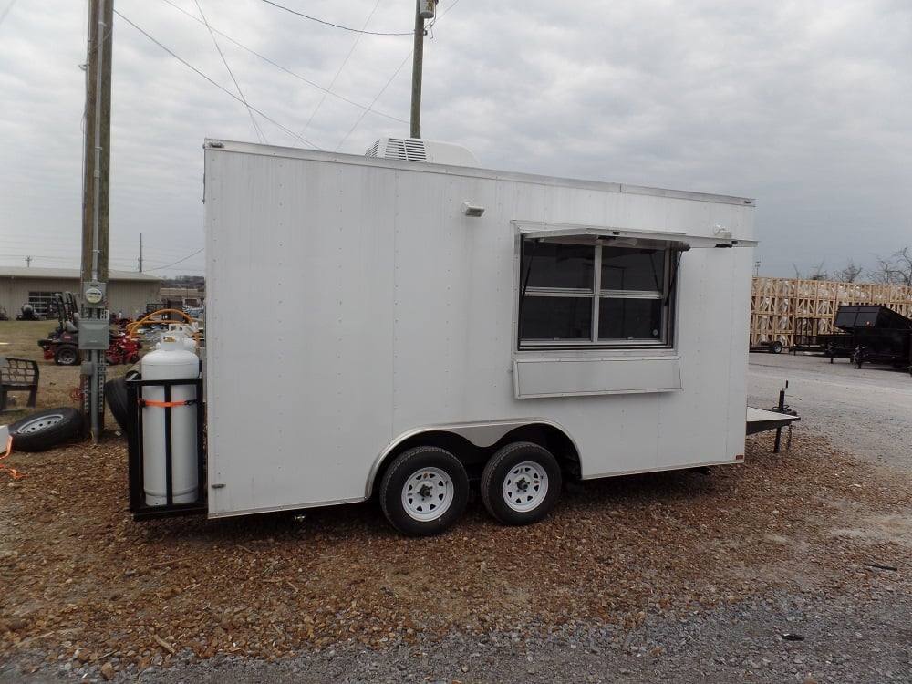 180-8.5-x-16-white-concession-food-trailer-with-appliances-15.jpg 8.5' x 16' White Concession Food Trailer With Appliances