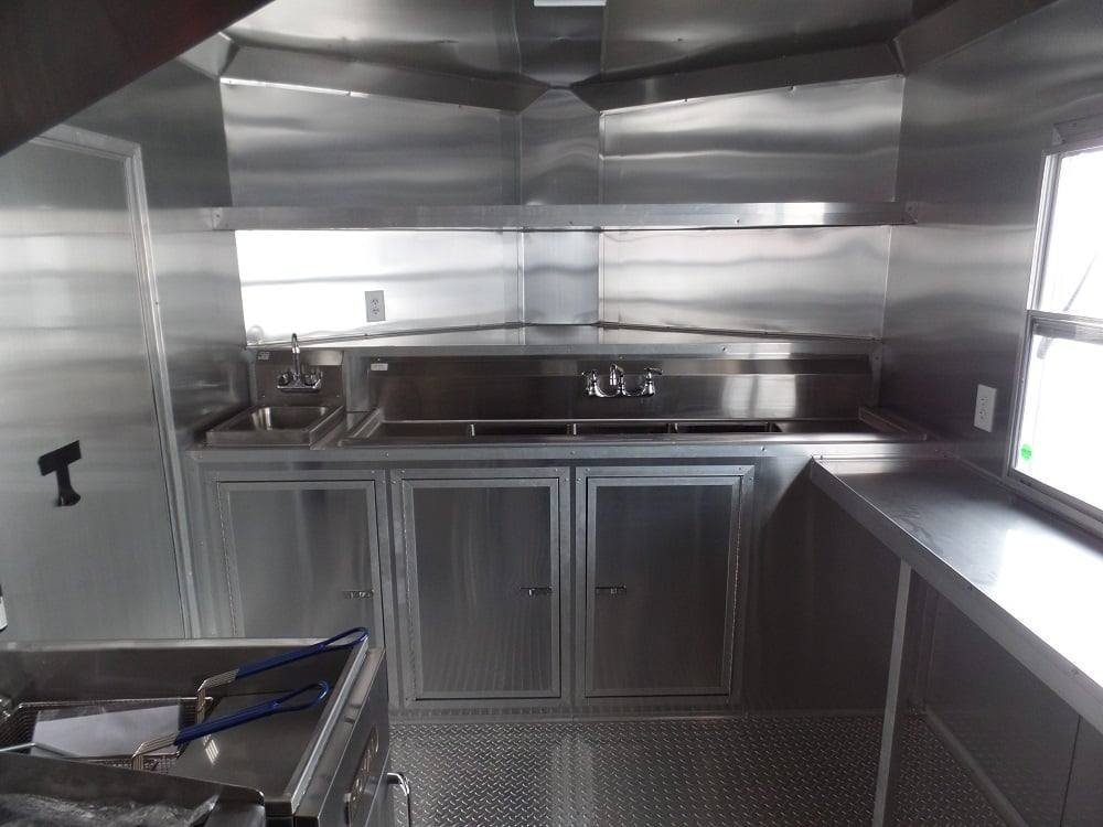 180-8.5-x-16-white-concession-food-trailer-with-appliances-18.jpg 8.5' x 16' White Concession Food Trailer With Appliances