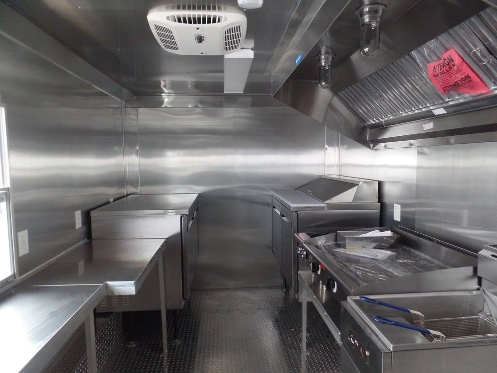 180-8.5-x-16-white-concession-food-trailer-with-appliances-3.jpg 8.5' x 16' White Concession Food Trailer With Appliances