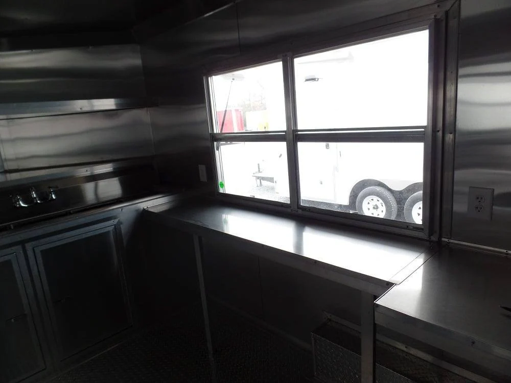 180-8.5-x-16-white-concession-food-trailer-with-appliances-4.webp 8.5' x 16' White Concession Food Trailer With Appliances