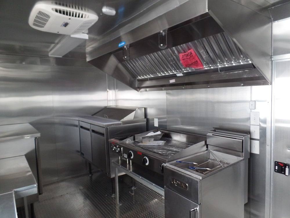 180-8.5-x-16-white-concession-food-trailer-with-appliances-5.jpg 8.5' x 16' White Concession Food Trailer With Appliances
