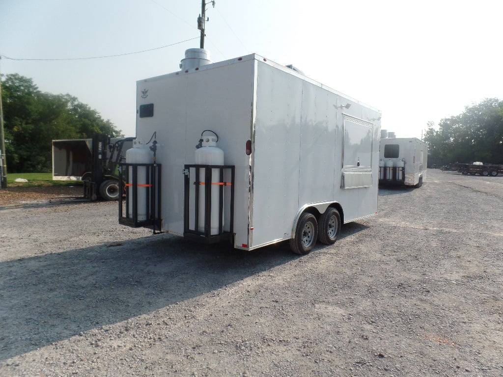 181-8.5-x-16-white-concession-food-trailer-with-appliances-12.jpg 8.5' x 16' White Concession Food Trailer With Appliances