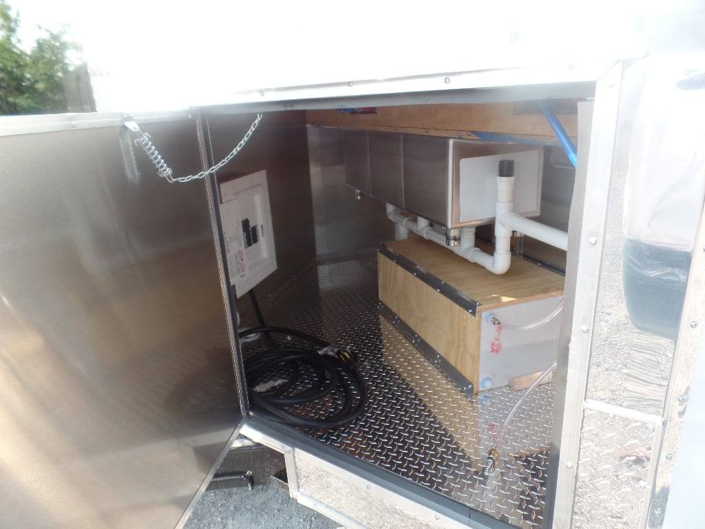 181-8.5-x-16-white-concession-food-trailer-with-appliances-13.jpg 8.5' x 16' White Concession Food Trailer With Appliances