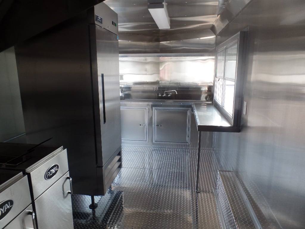 181-8.5-x-16-white-concession-food-trailer-with-appliances-14.jpg 8.5' x 16' White Concession Food Trailer With Appliances