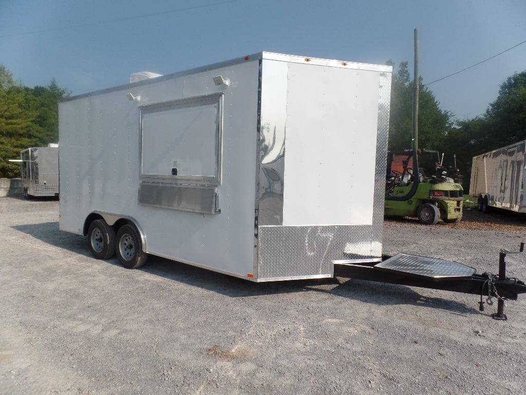 181-8.5-x-16-white-concession-food-trailer-with-appliances-16.jpg 8.5' x 16' White Concession Food Trailer With Appliances