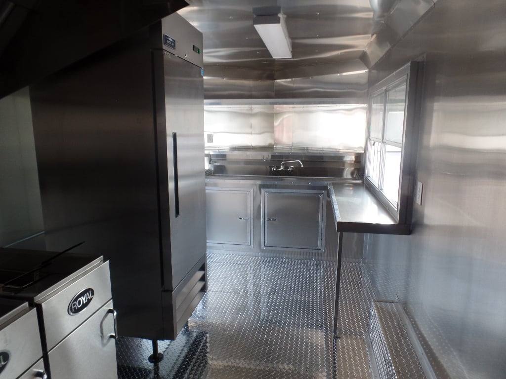 181-8.5-x-16-white-concession-food-trailer-with-appliances-2.jpg 8.5' x 16' White Concession Food Trailer With Appliances