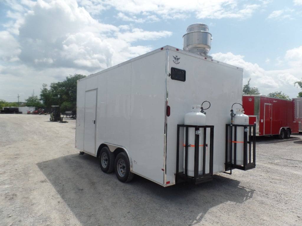 182-8.5-x-16-white-concession-food-trailer-with-appliances-13.jpg 8.5' x 16' White Concession Food Trailer With Appliances