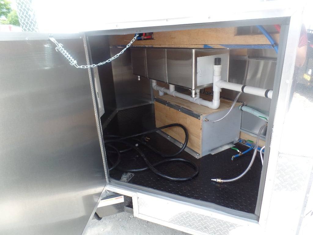 182-8.5-x-16-white-concession-food-trailer-with-appliances-9.jpg 8.5' x 16' White Concession Food Trailer With Appliances