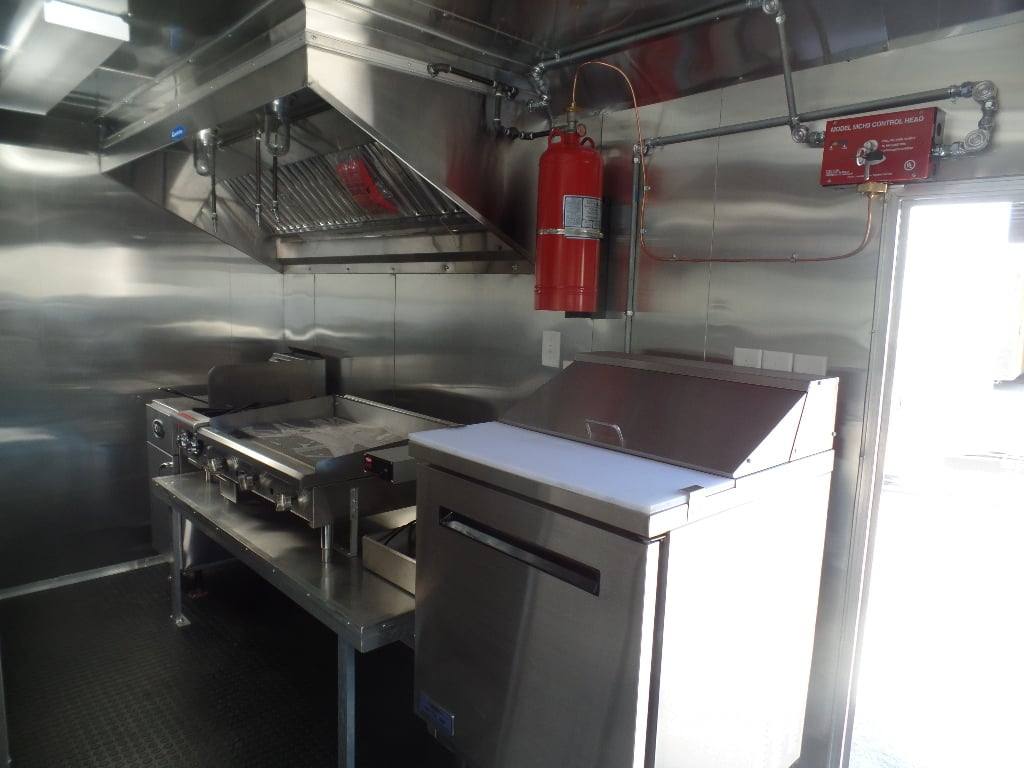 183-8.5-x-16-white-concession-food-trailer-with-appliances-10.jpg 8.5' x 16' White Concession Food Trailer With Appliances