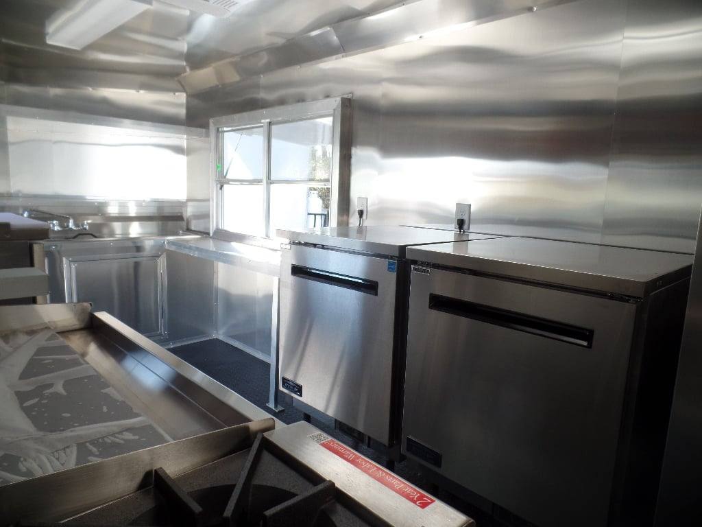 183-8.5-x-16-white-concession-food-trailer-with-appliances-15.jpg 8.5' x 16' White Concession Food Trailer With Appliances