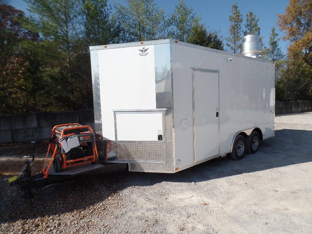 183-8.5-x-16-white-concession-food-trailer-with-appliances-17.jpg 8.5' x 16' White Concession Food Trailer With Appliances