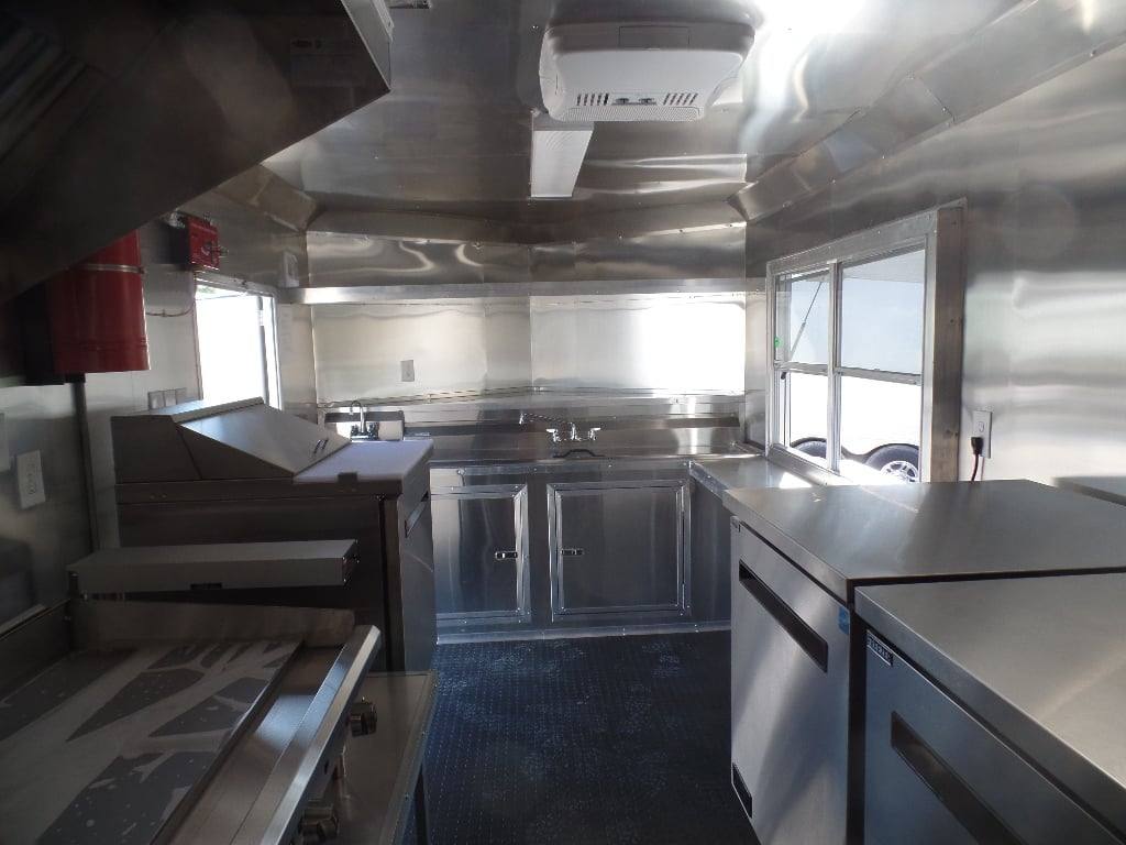 183-8.5-x-16-white-concession-food-trailer-with-appliances-20.jpg 8.5' x 16' White Concession Food Trailer With Appliances