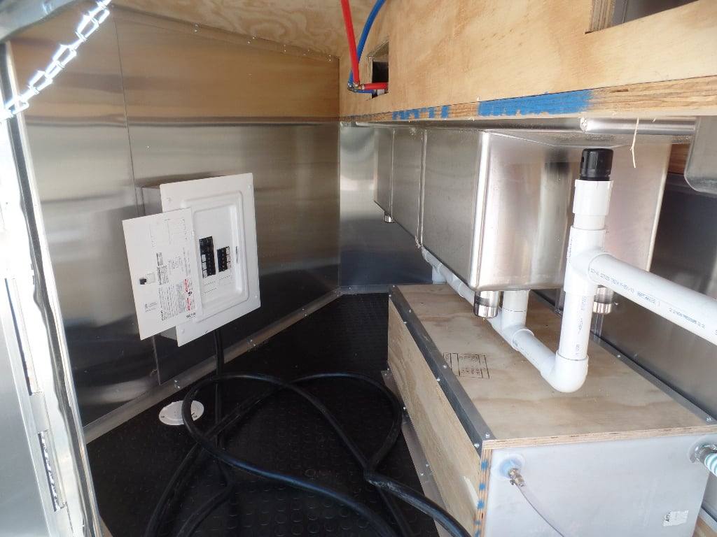 183-8.5-x-16-white-concession-food-trailer-with-appliances-25.jpg 8.5' x 16' White Concession Food Trailer With Appliances