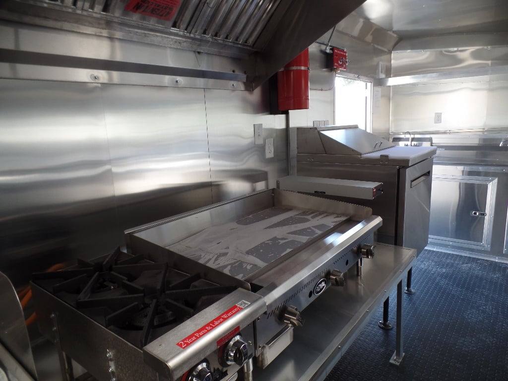 183-8.5-x-16-white-concession-food-trailer-with-appliances-27.jpg 8.5' x 16' White Concession Food Trailer With Appliances