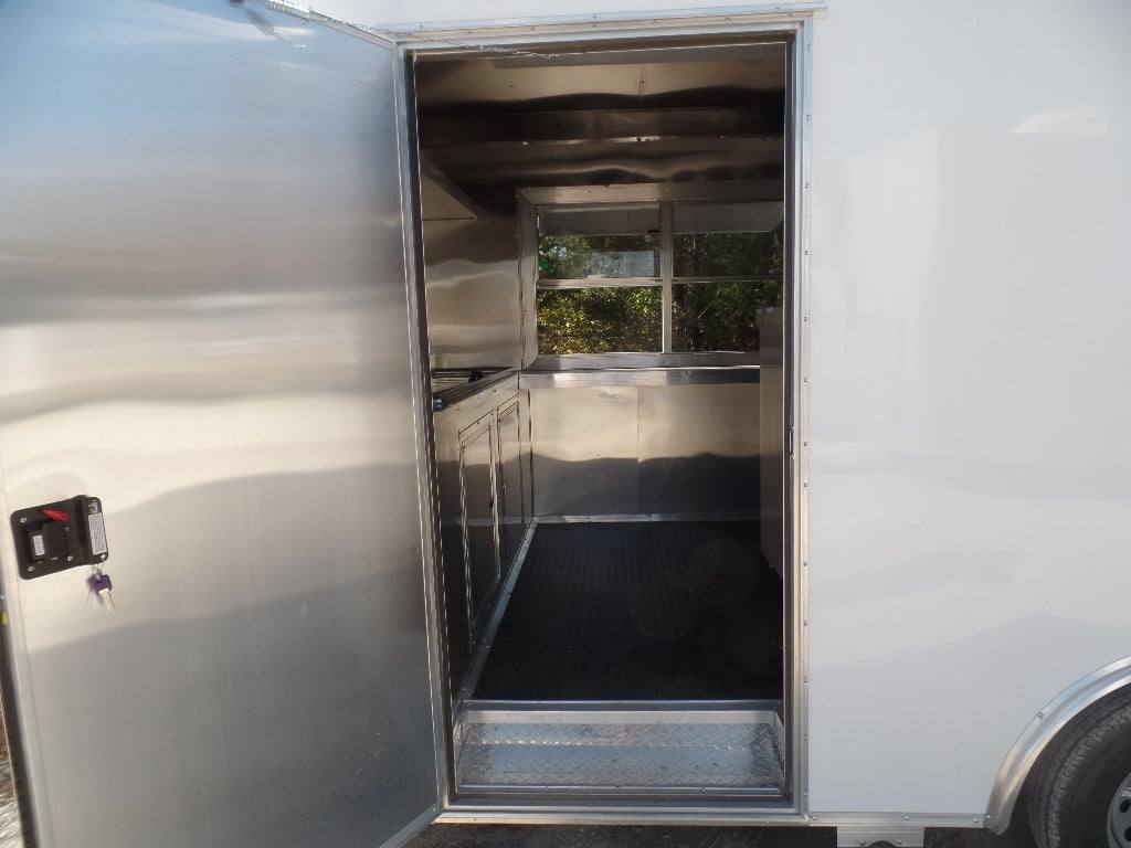 183-8.5-x-16-white-concession-food-trailer-with-appliances-30.jpg 8.5' x 16' White Concession Food Trailer With Appliances