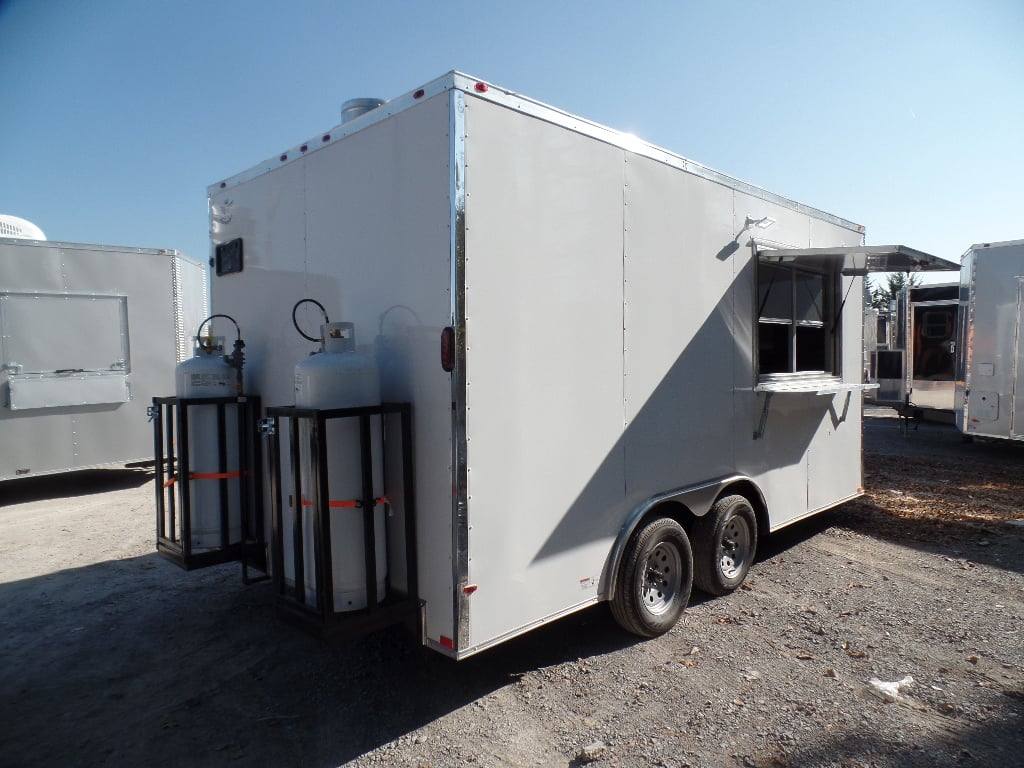 183-8.5-x-16-white-concession-food-trailer-with-appliances-36.jpg 8.5' x 16' White Concession Food Trailer With Appliances