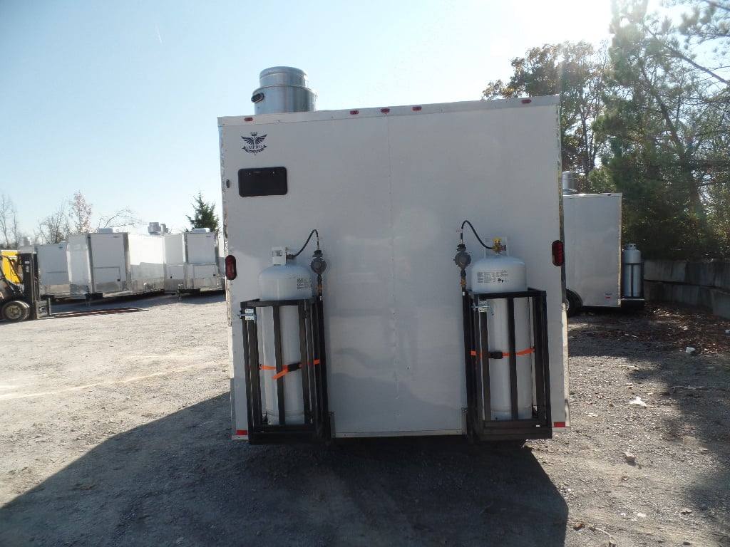 183-8.5-x-16-white-concession-food-trailer-with-appliances-5.jpg 8.5' x 16' White Concession Food Trailer With Appliances