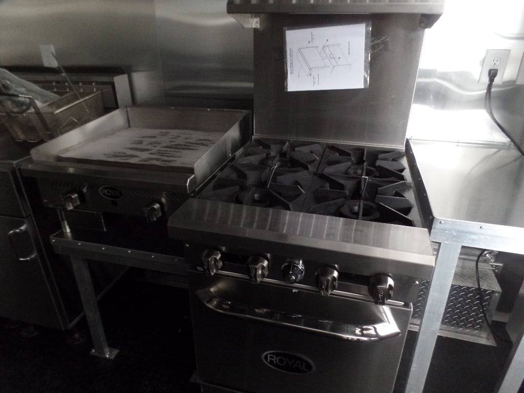 184-8.5-x-16-white-concession-food-trailer-with-appliances-15.jpg 8.5' x 16' White Concession Food Trailer With Appliances