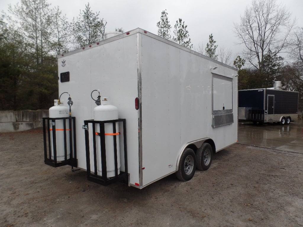 184-8.5-x-16-white-concession-food-trailer-with-appliances-17.jpg 8.5' x 16' White Concession Food Trailer With Appliances