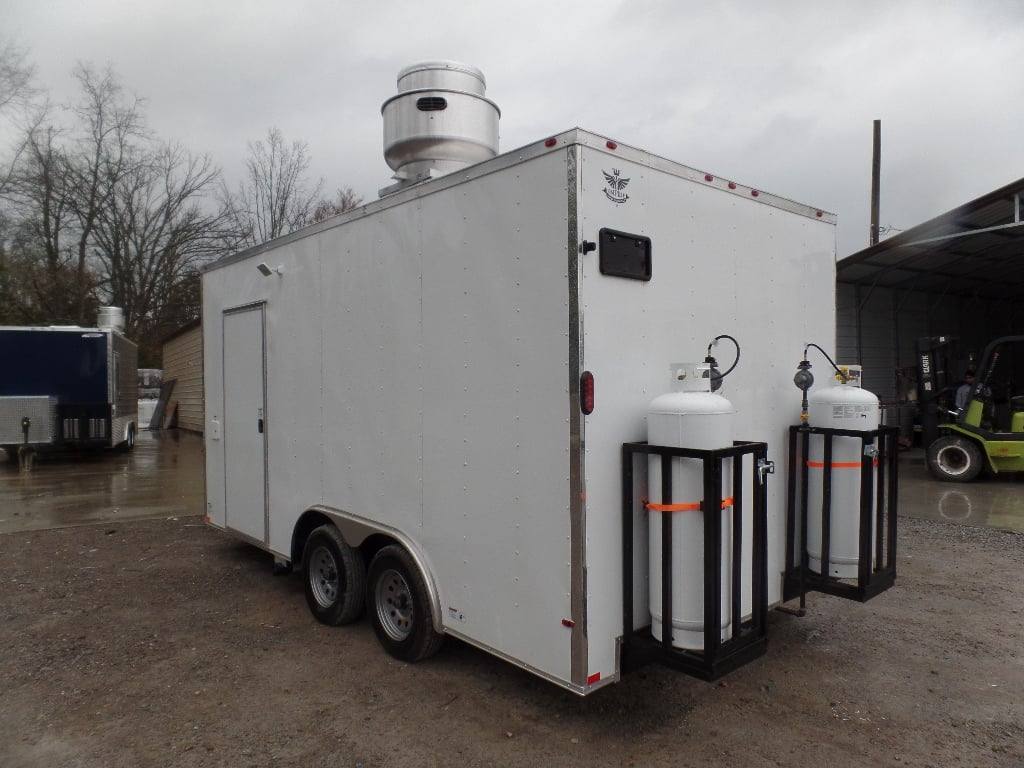 184-8.5-x-16-white-concession-food-trailer-with-appliances-4.jpg 8.5' x 16' White Concession Food Trailer With Appliances