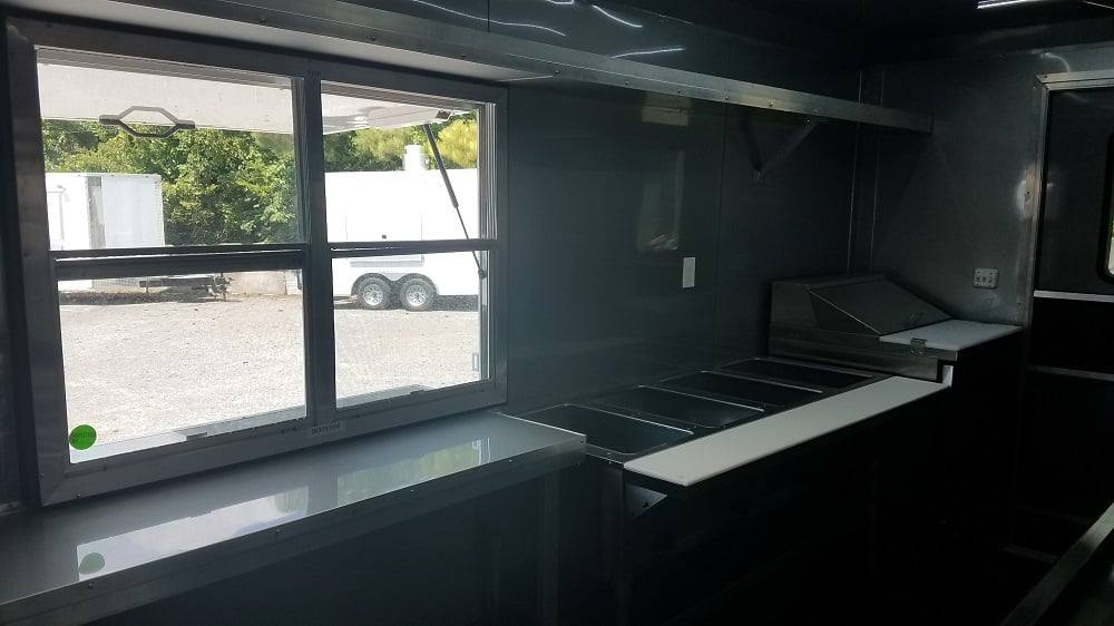 185-8.5-x-16-white-concession-food-trailer-with-appliances-19.jpg 8.5' x 16' White Concession Food Trailer With Appliances