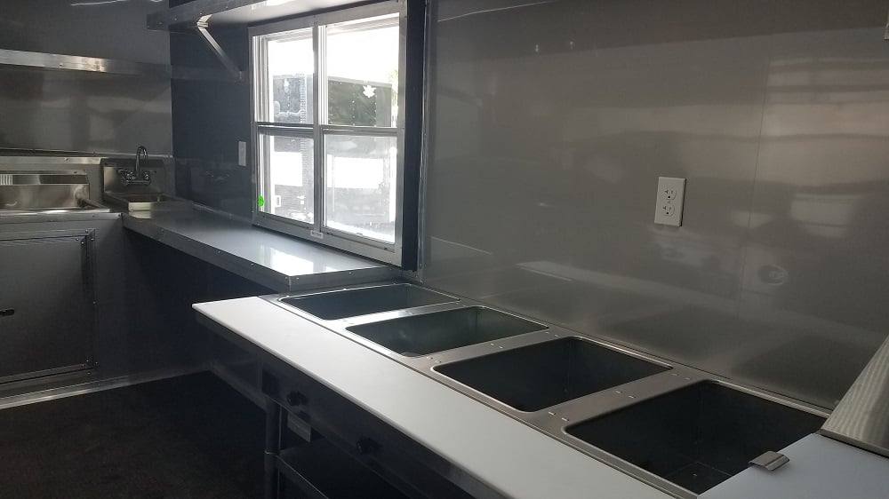 185-8.5-x-16-white-concession-food-trailer-with-appliances-3.jpg 8.5' x 16' White Concession Food Trailer With Appliances