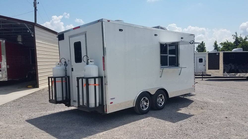 185-8.5-x-16-white-concession-food-trailer-with-appliances-4.jpg 8.5' x 16' White Concession Food Trailer With Appliances