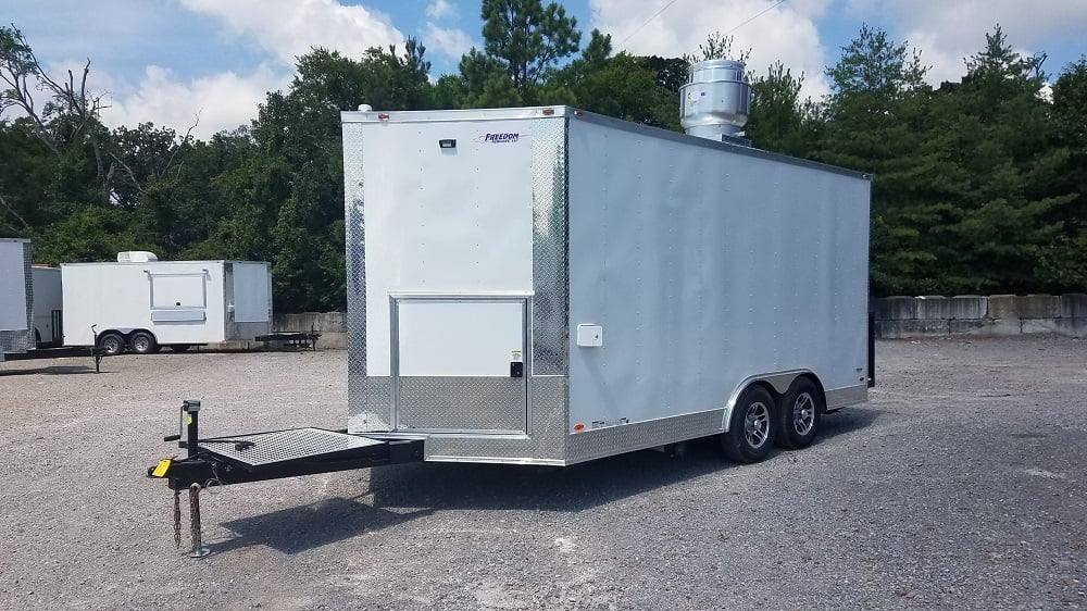 185-8.5-x-16-white-concession-food-trailer-with-appliances-8.jpg 8.5' x 16' White Concession Food Trailer With Appliances