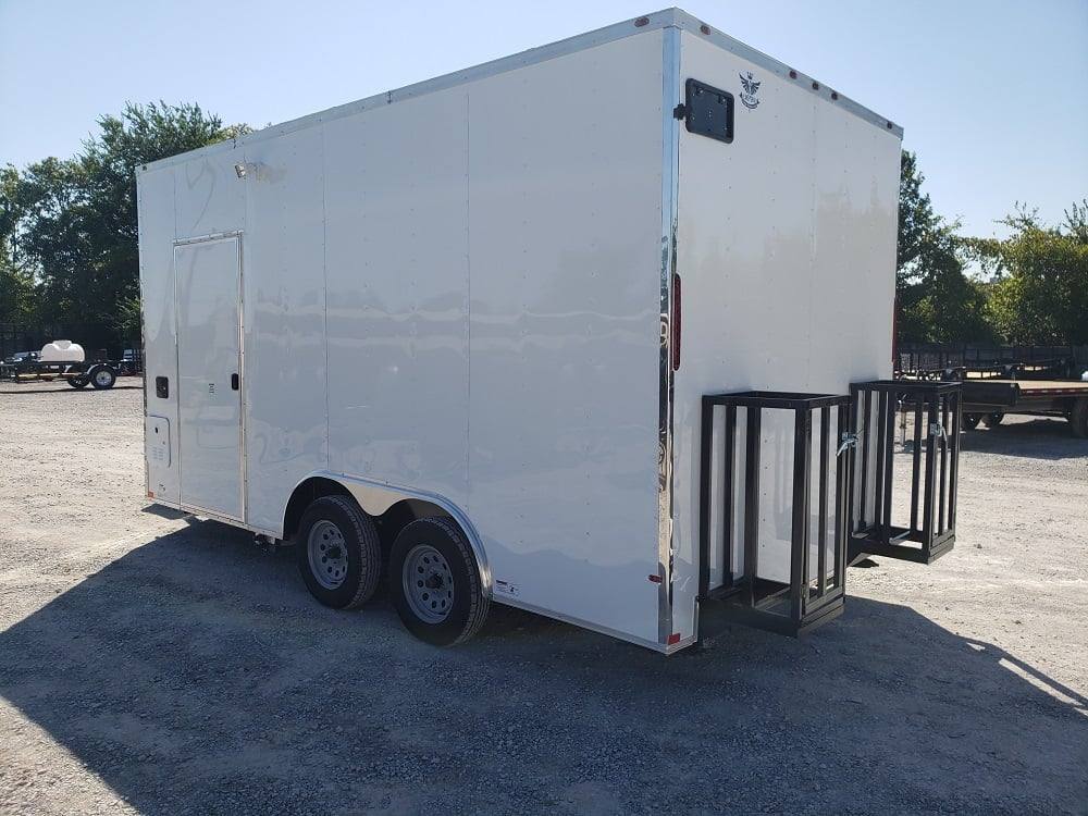 186-8.5-x-16-white-concession-food-trailer-with-appliances-13.jpg 8.5' x 16' White Concession Food Trailer With Appliances
